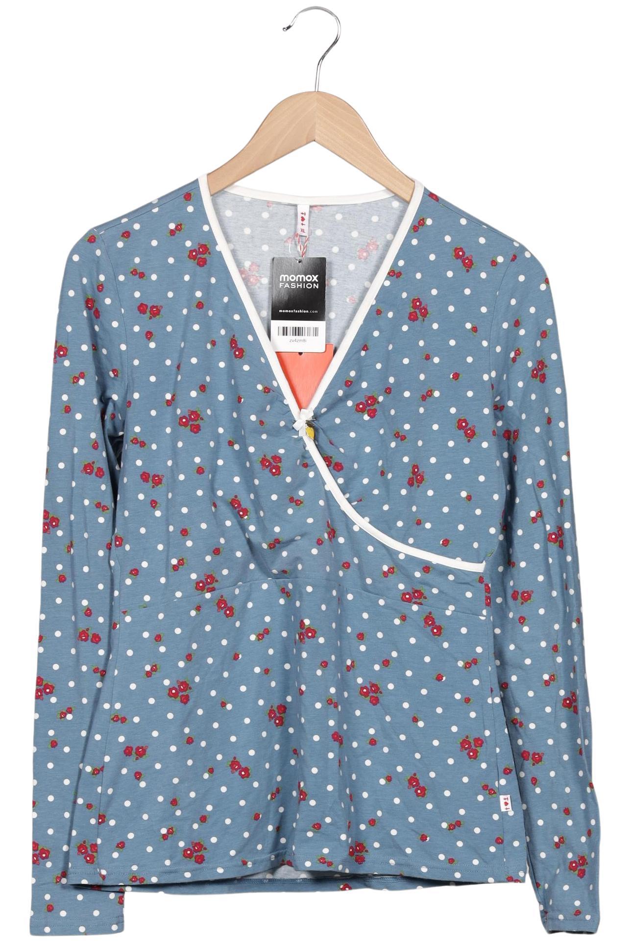 

Blutsgeschwister Damen Langarmshirt, blau, Gr. 44