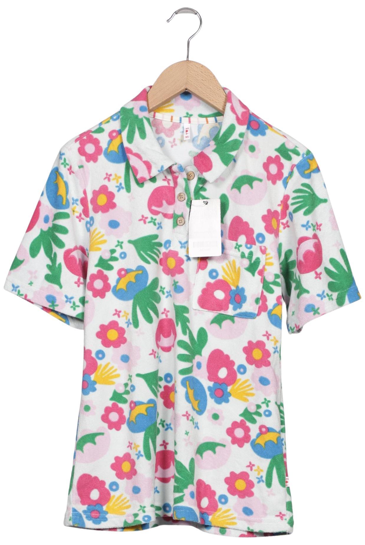 

Blutsgeschwister Damen Poloshirt, weiß, Gr. 34