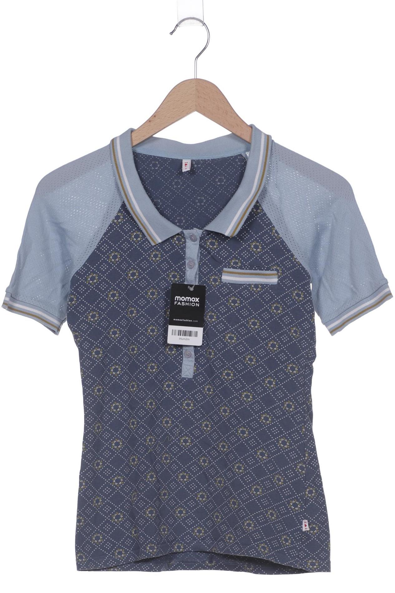 

Blutsgeschwister Damen Poloshirt, blau, Gr. 36
