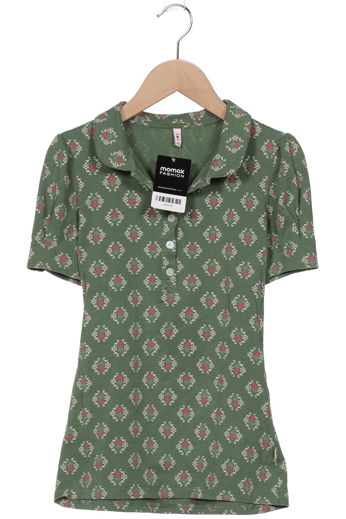 

Blutsgeschwister Damen Poloshirt, grün, Gr. 34