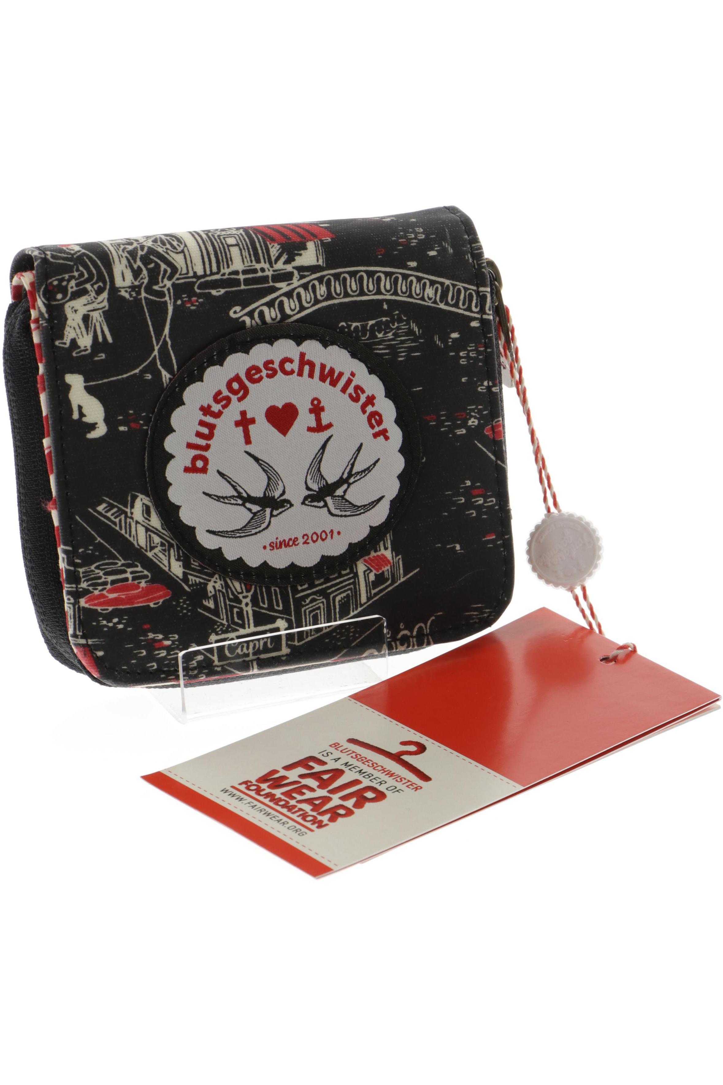 

Blutsgeschwister Damen Portemonnaie, schwarz, Gr.