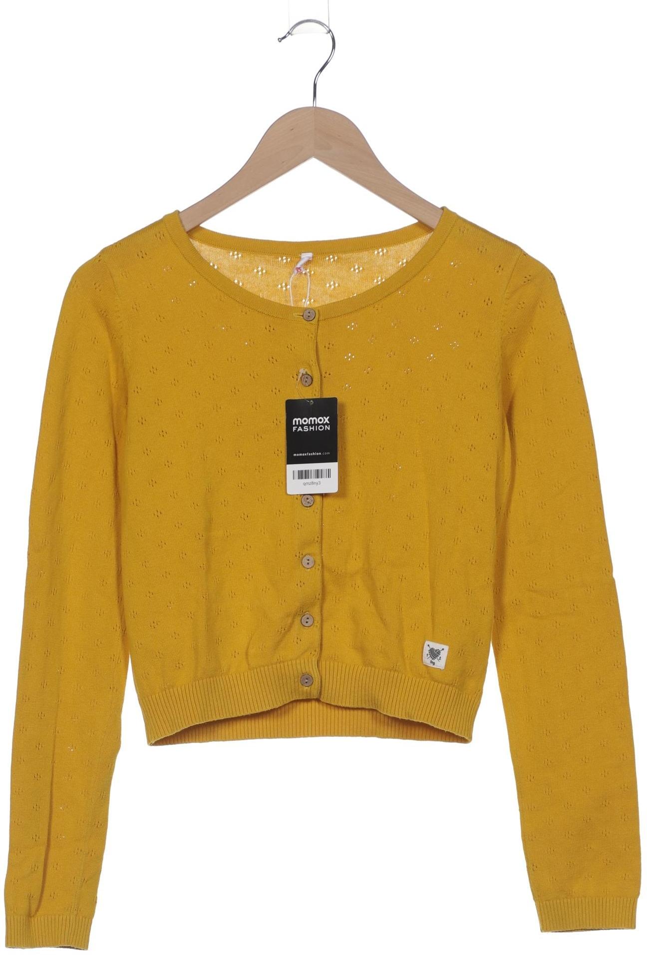 

Blutsgeschwister Damen Strickjacke, gelb, Gr. 34