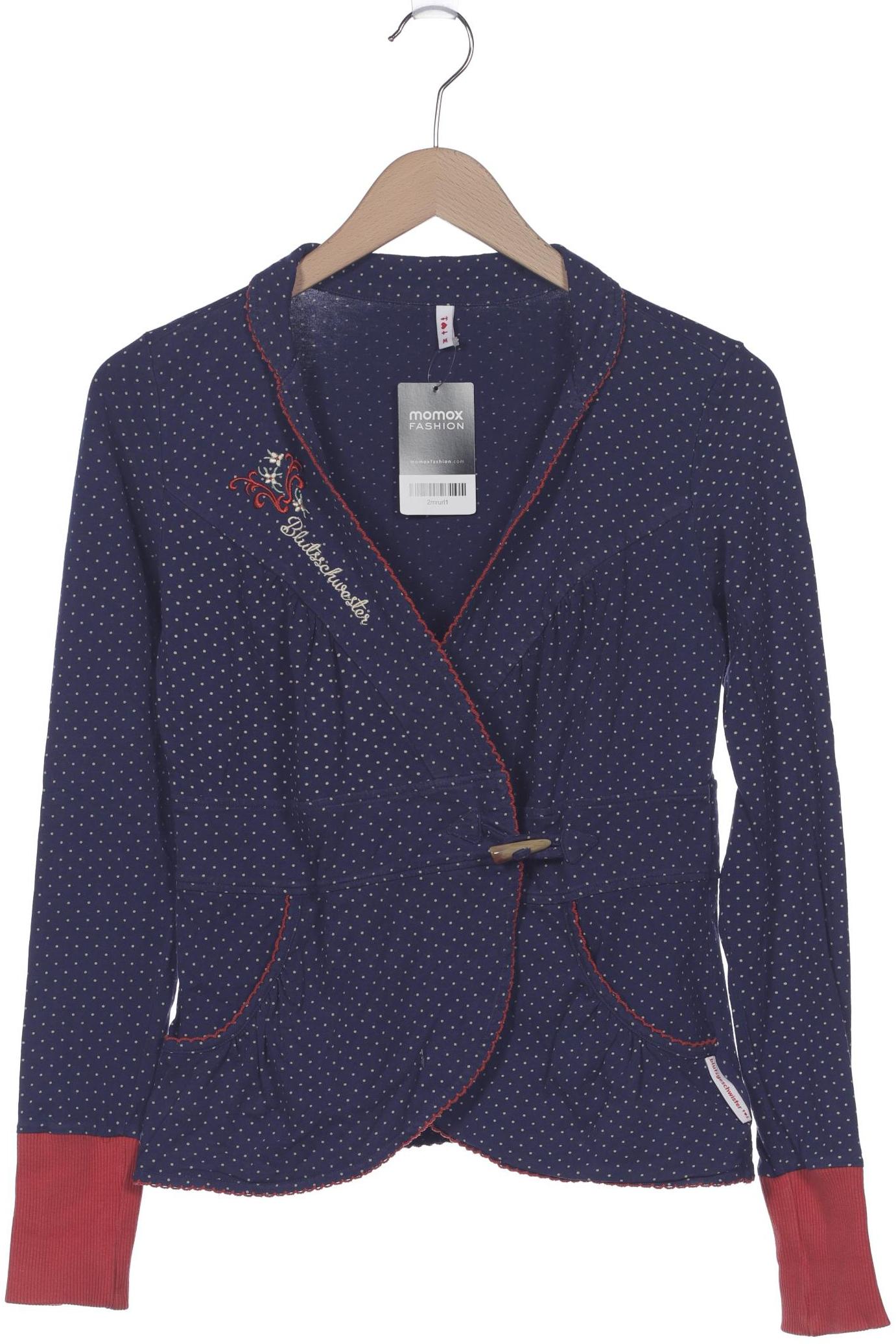 

Blutsgeschwister Damen Strickjacke, marineblau
