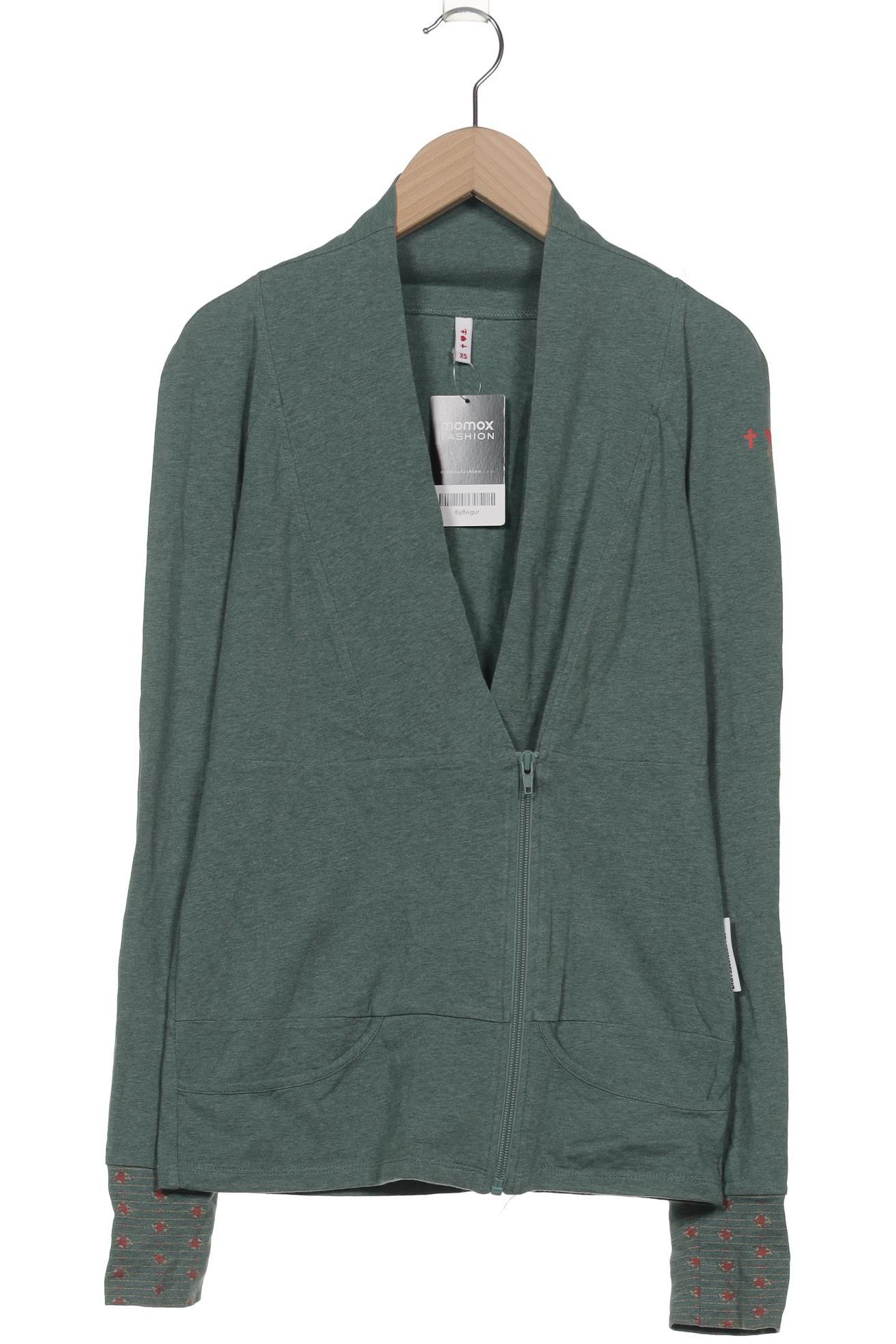 Thumbnail - Blutsgeschwister Damen Strickjacke, grün, Gr. 34