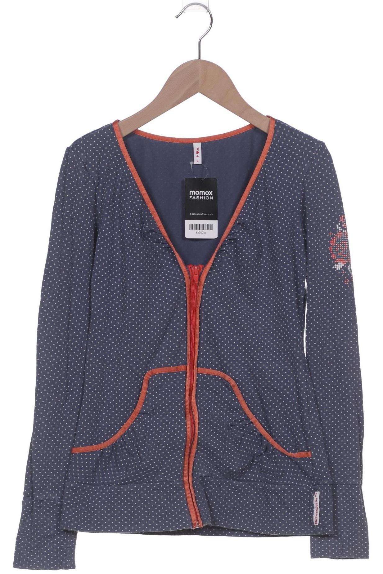 

Blutsgeschwister Damen Strickjacke, blau, Gr. 42