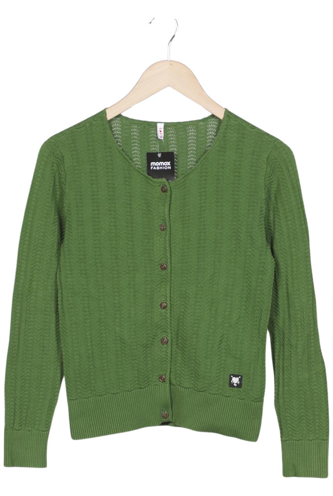 

Blutsgeschwister Damen Strickjacke, grün, Gr. 34