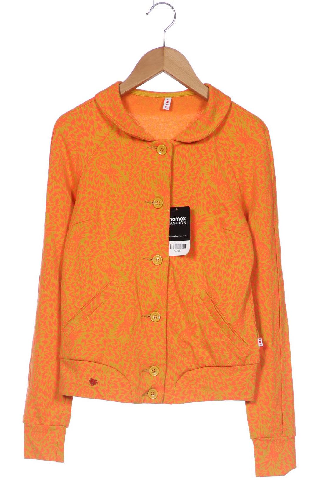 

Blutsgeschwister Damen Strickjacke, orange, Gr. 34