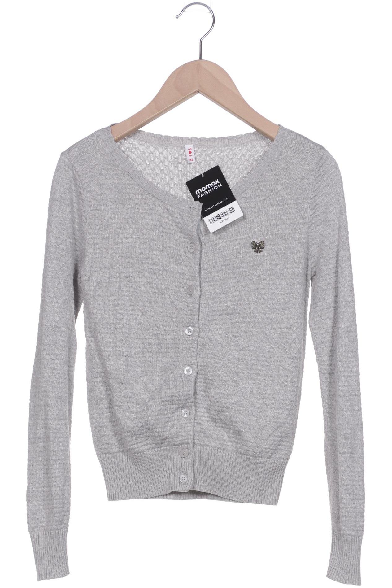 

Blutsgeschwister Damen Strickjacke, grau, Gr. 34