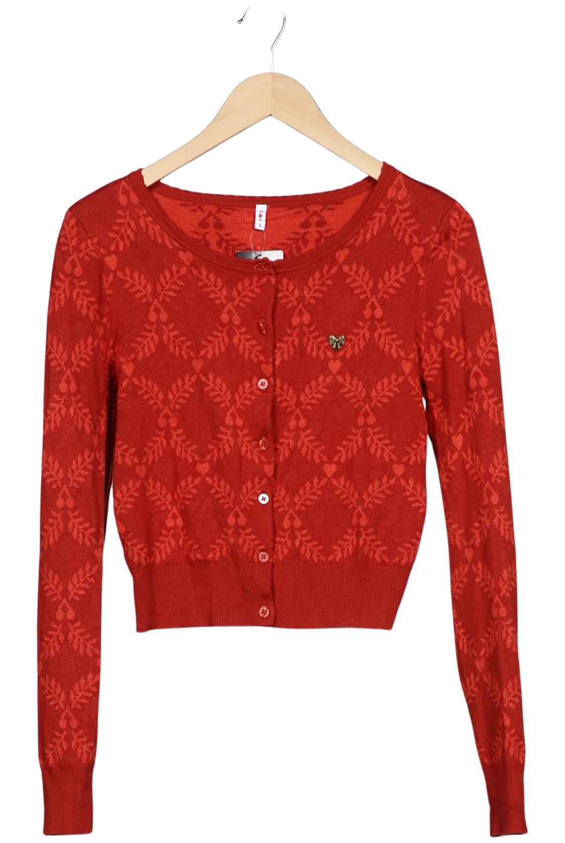 

Blutsgeschwister Damen Strickjacke, rot, Gr. 36