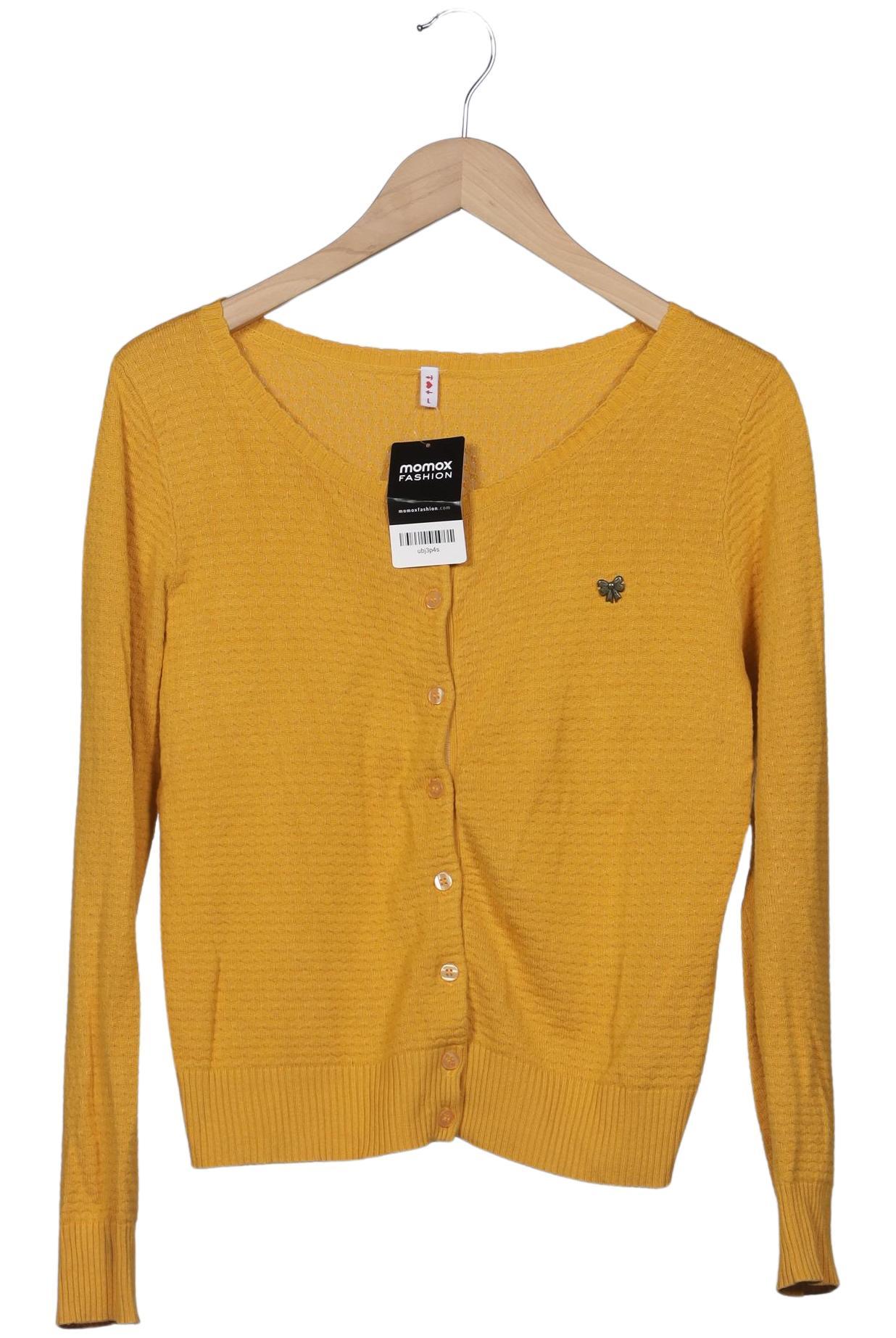 

Blutsgeschwister Damen Strickjacke, gelb, Gr. 42