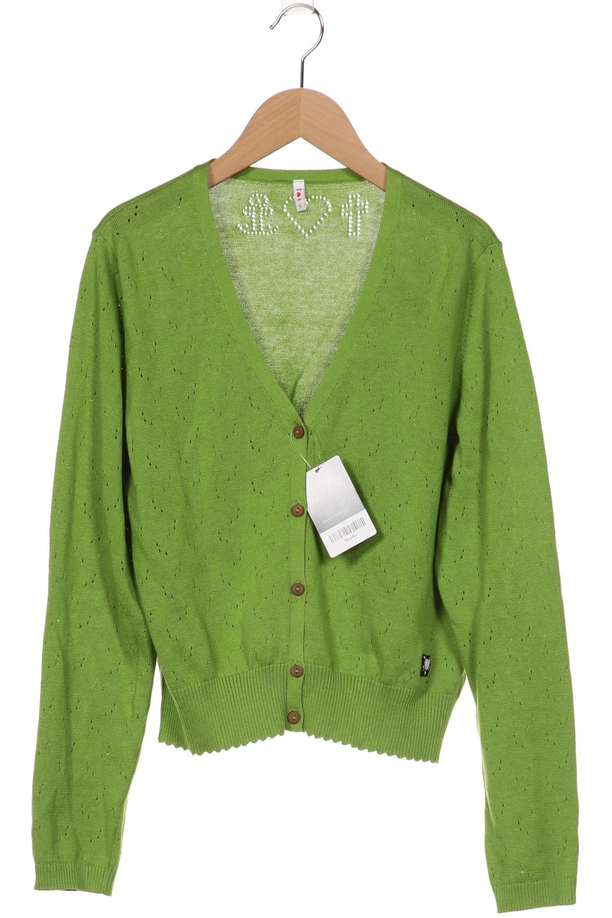 

Blutsgeschwister Damen Strickjacke, grün, Gr. 42