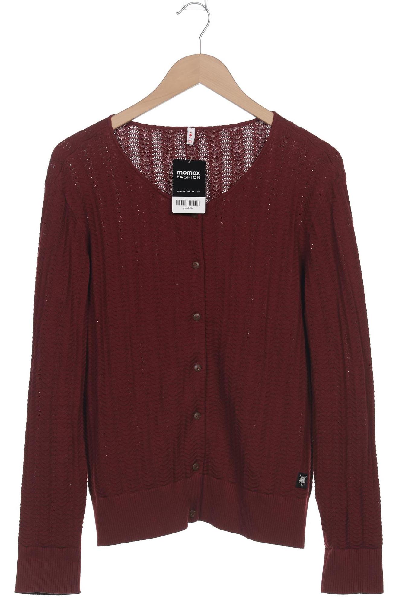 

Blutsgeschwister Damen Strickjacke, bordeaux, Gr. 46