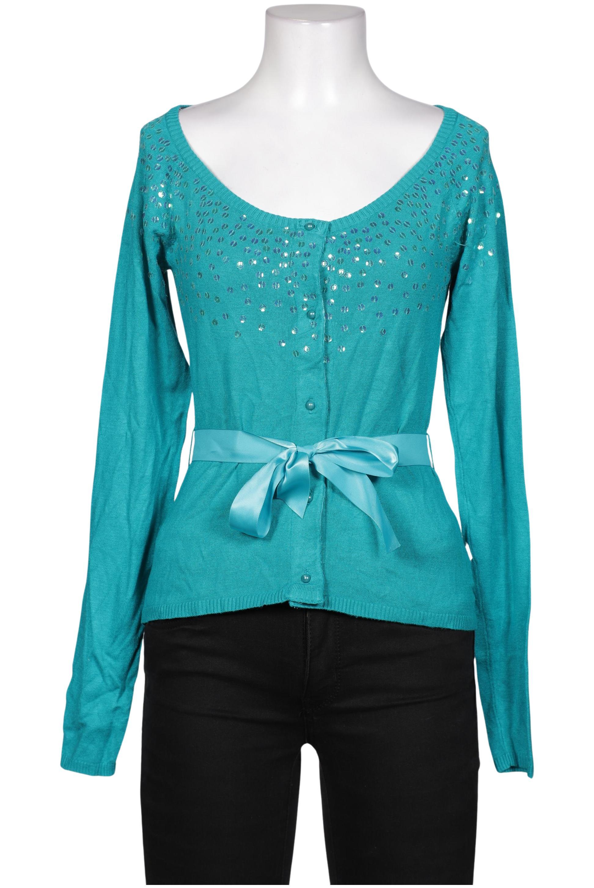 

Blutsgeschwister Damen Strickjacke, türkis, Gr. 34