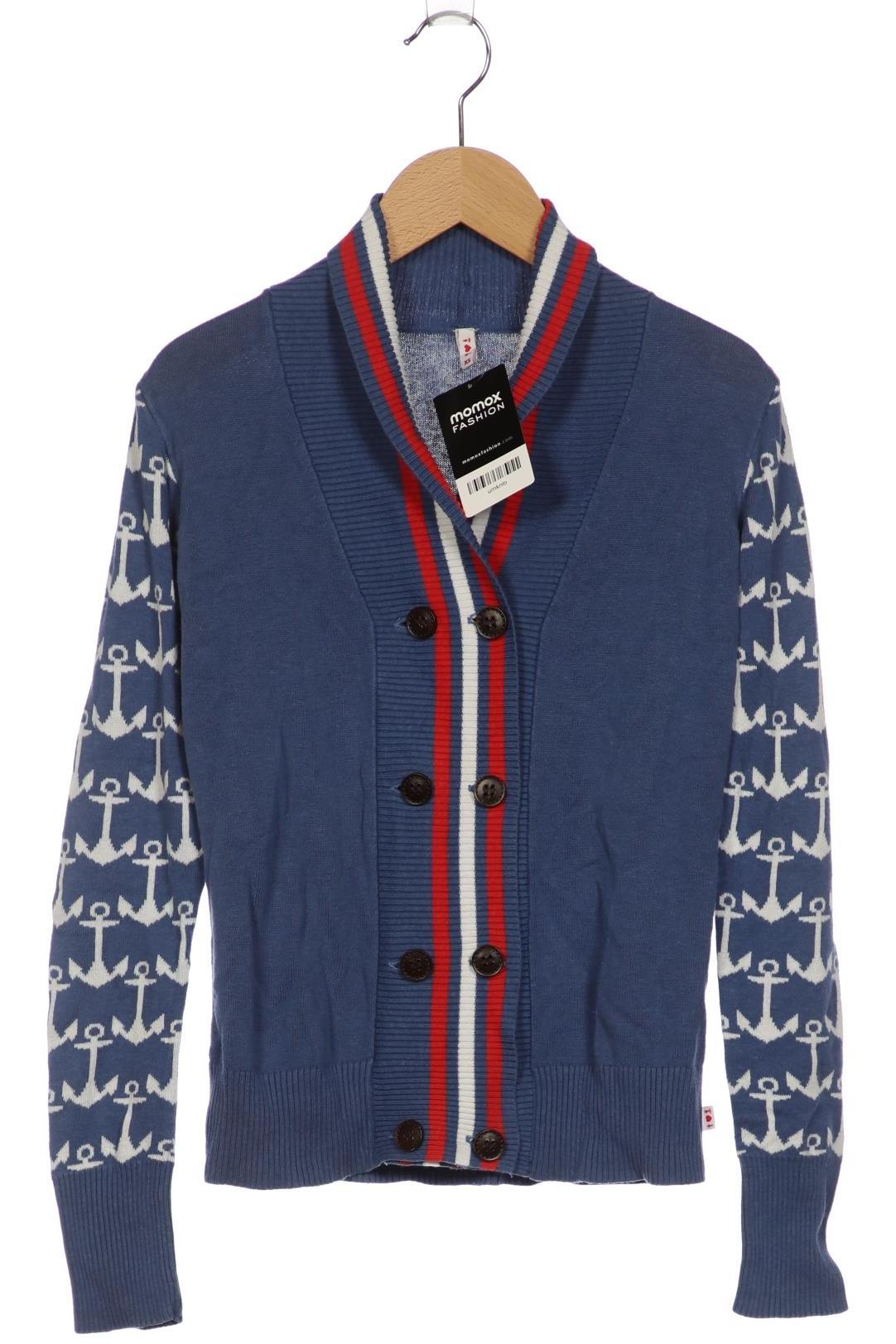 

Blutsgeschwister Damen Strickjacke, blau, Gr. 34