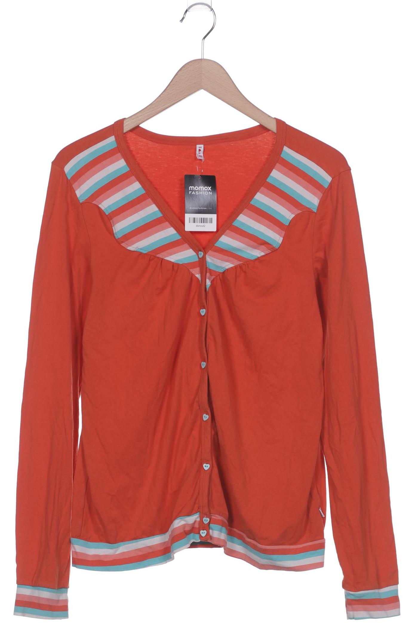 

Blutsgeschwister Damen Strickjacke, orange, Gr. 46