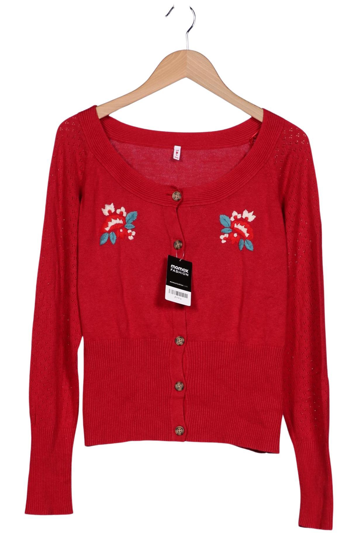 

Blutsgeschwister Damen Strickjacke, rot, Gr. 46