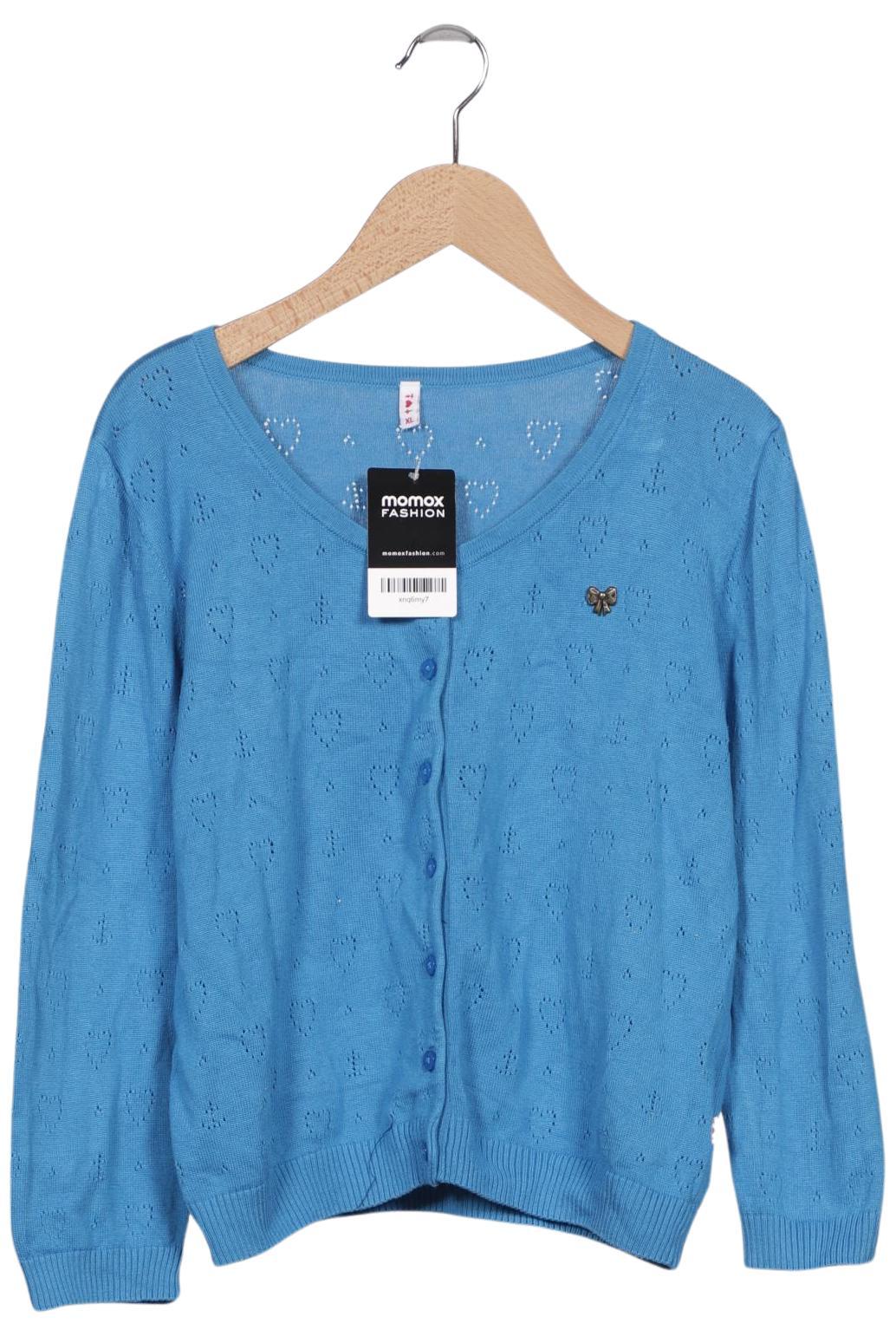 

Blutsgeschwister Damen Strickjacke, blau, Gr. 44