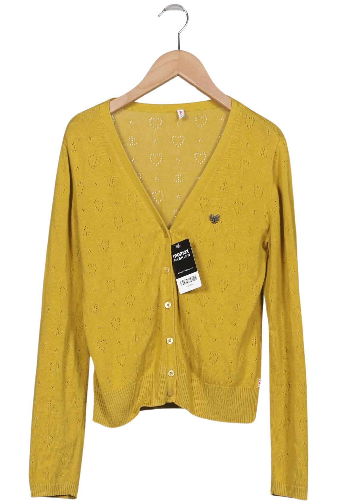 

Blutsgeschwister Damen Strickjacke, gelb, Gr. 42