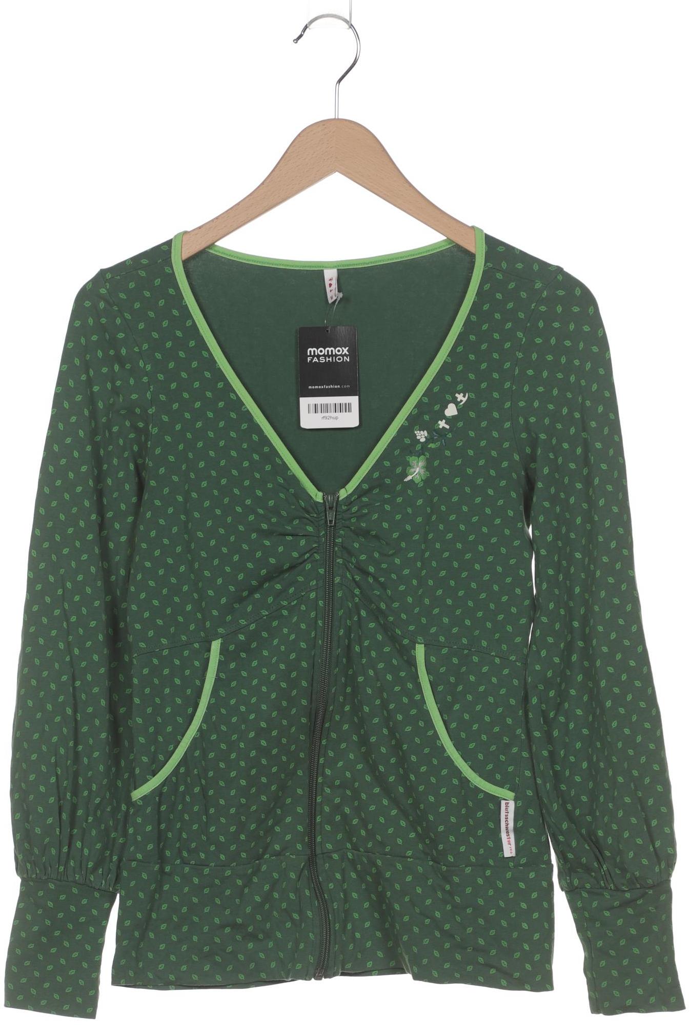 

Blutsgeschwister Damen Strickjacke, grün, Gr. 38