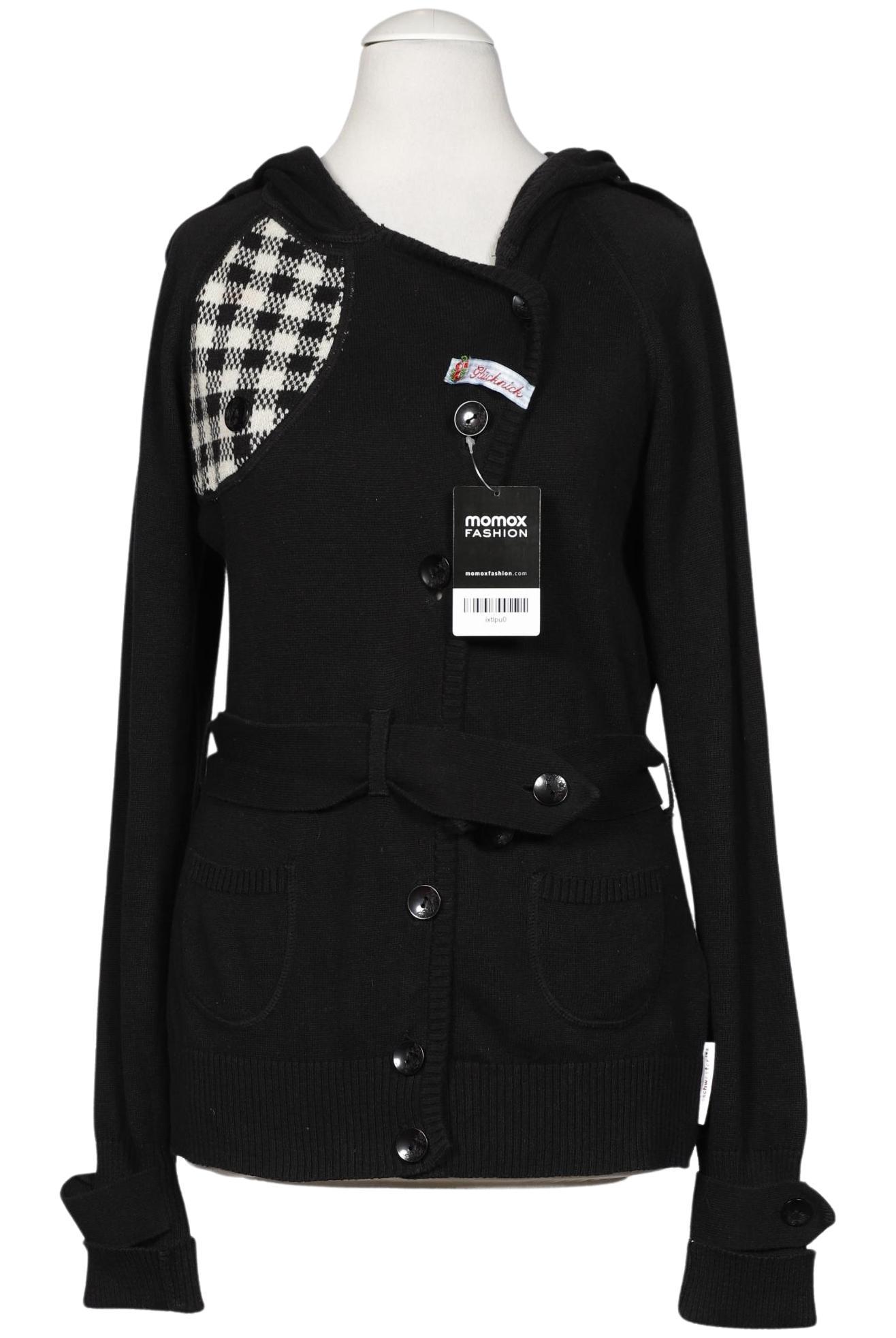 

Blutsgeschwister Damen Strickjacke, schwarz, Gr. 36