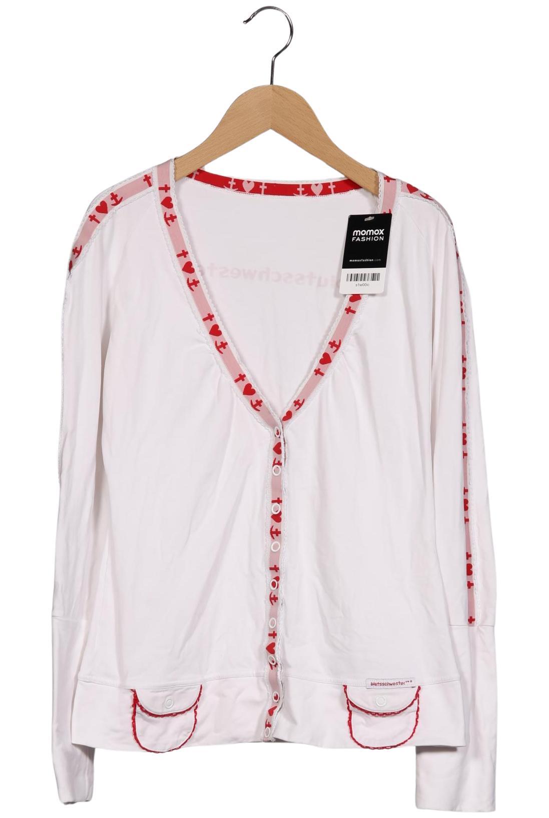 

Blutsgeschwister Damen Strickjacke, weiß, Gr. 38
