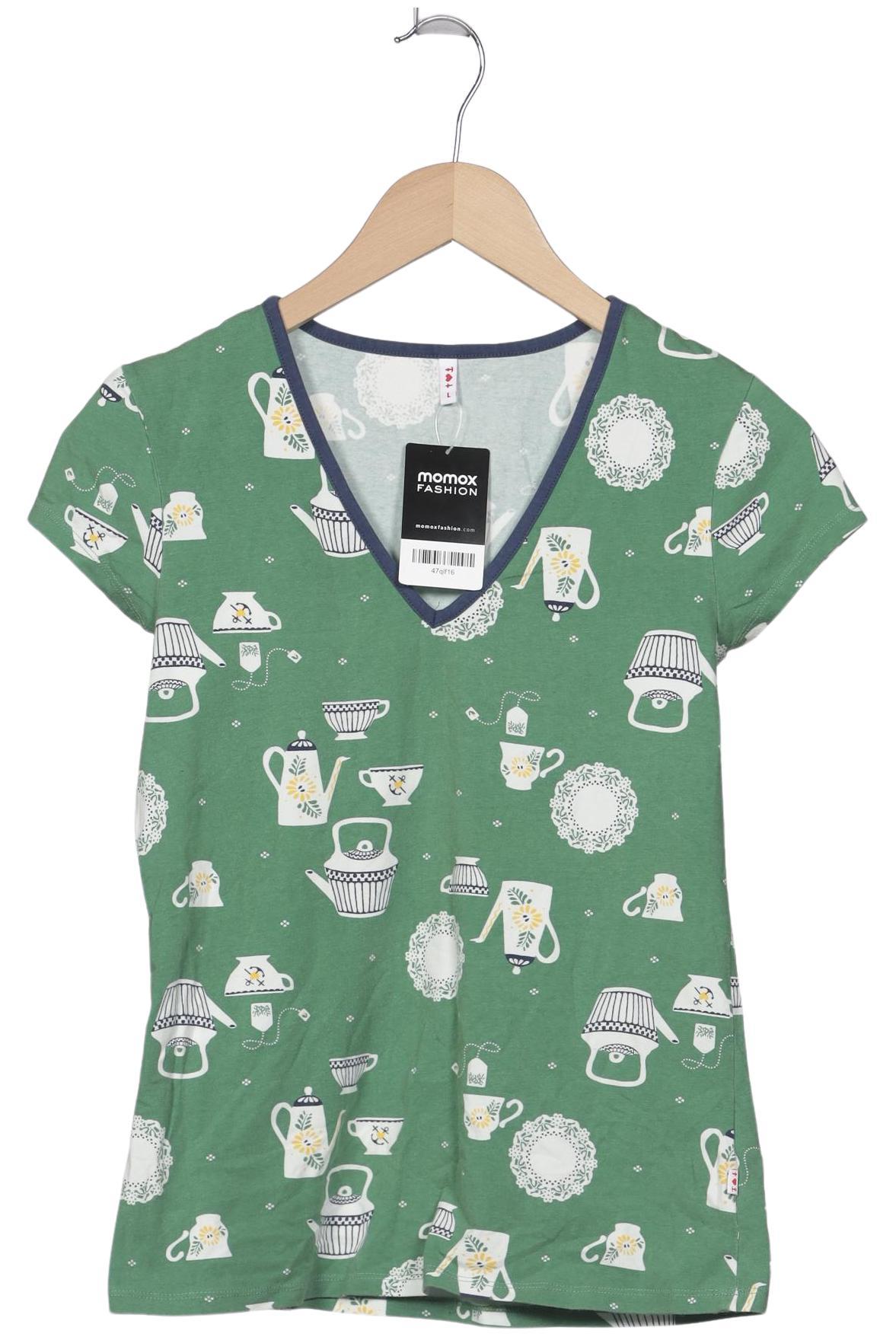 

Blutsgeschwister Damen T-Shirt, grün, Gr. 42