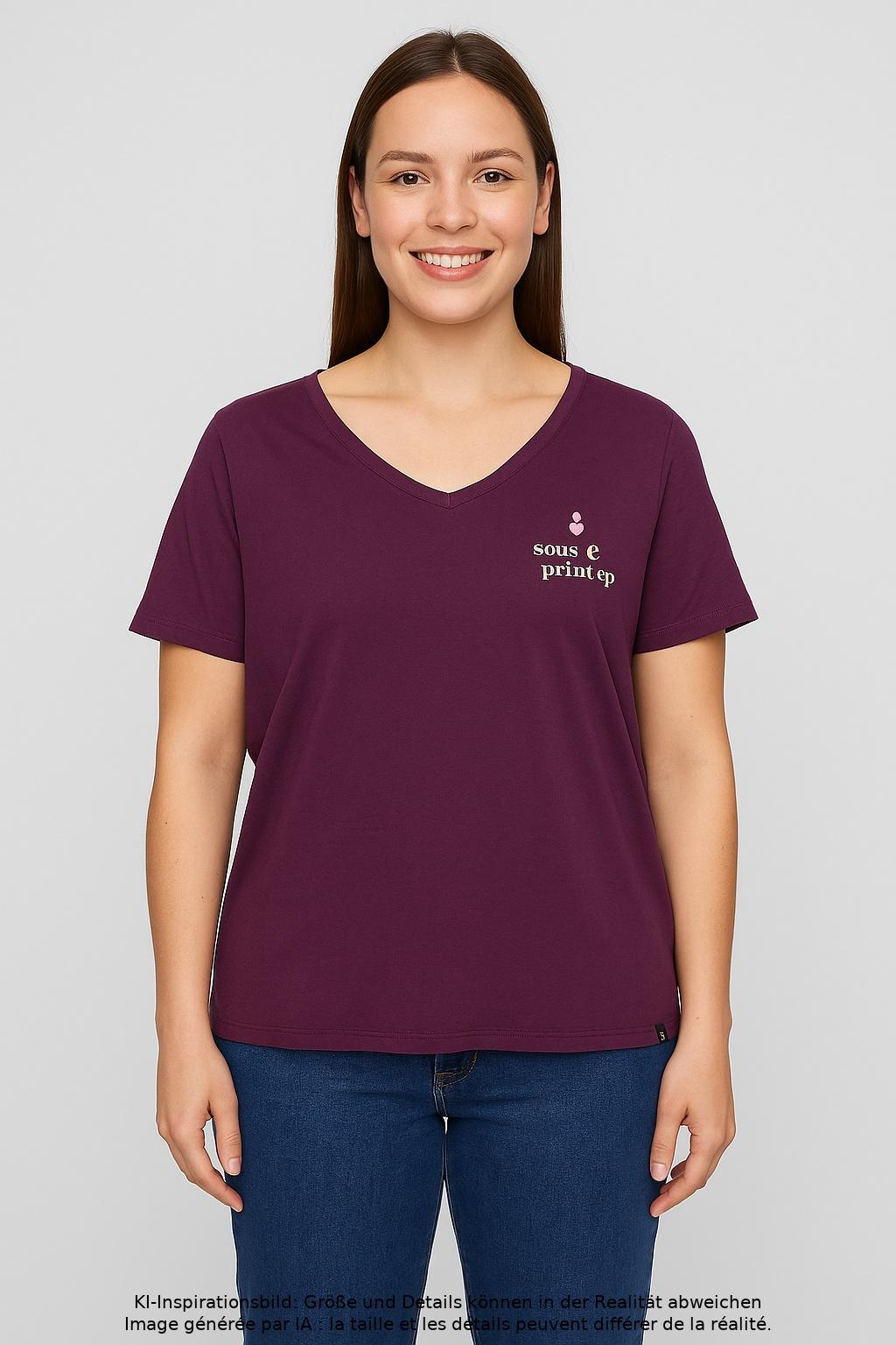 

Blutsgeschwister Damen T-Shirt, flieder, Gr. 42