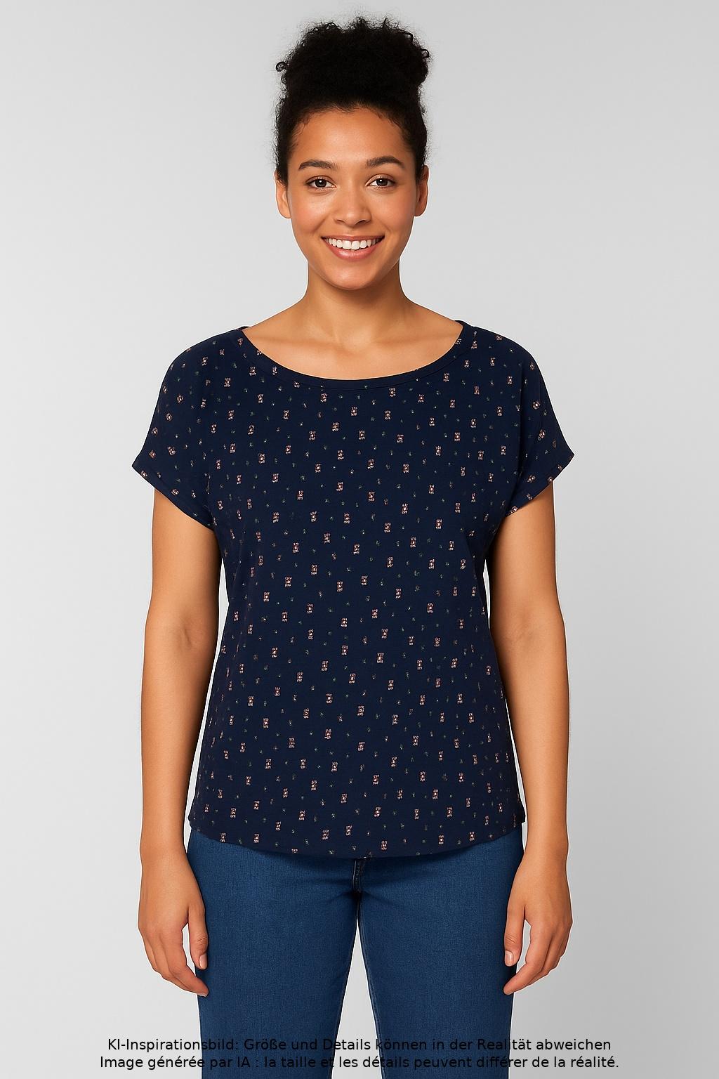

Blutsgeschwister Damen T-Shirt, marineblau, Gr. 38