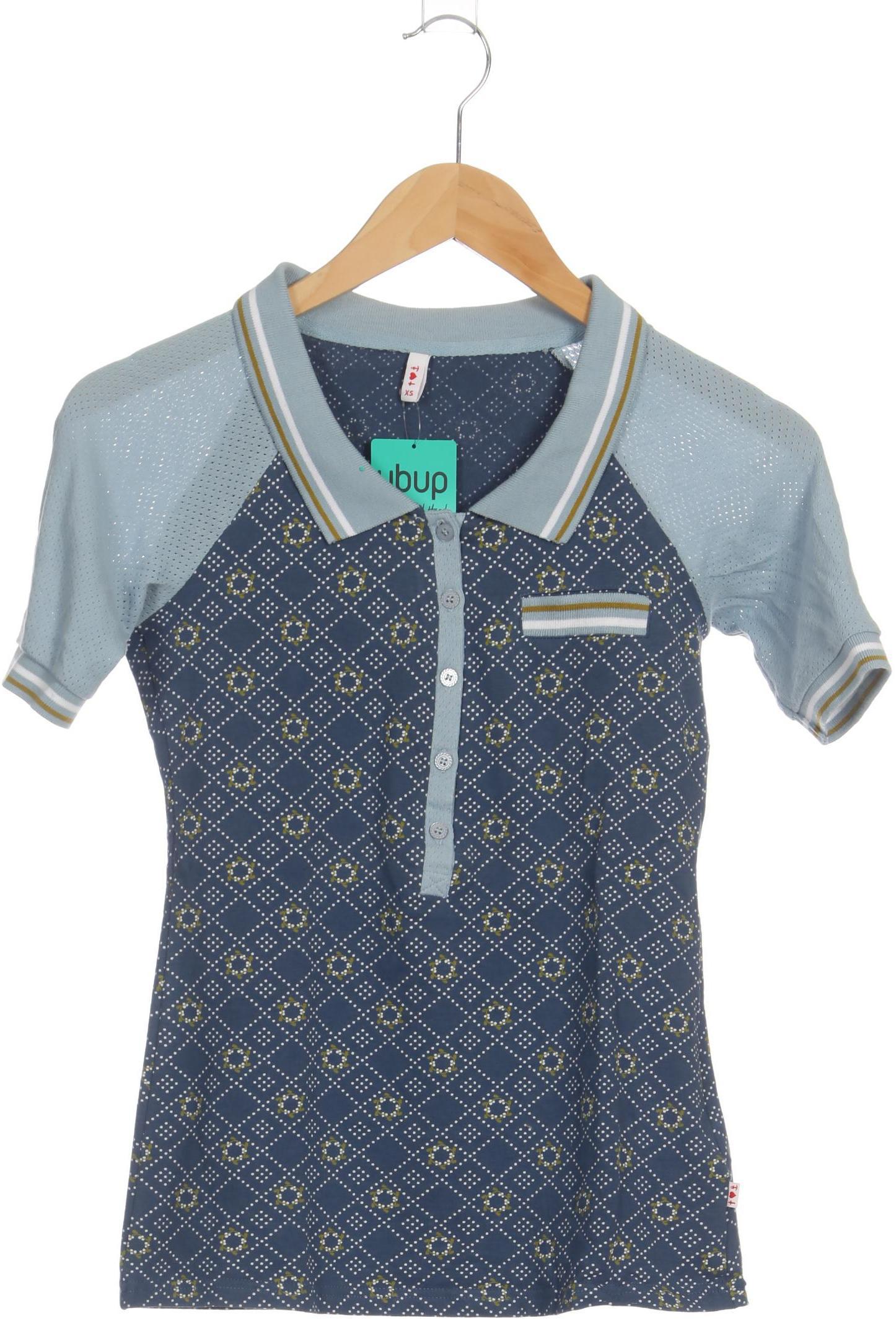 

Blutsgeschwister Damen Poloshirt, blau, Gr.