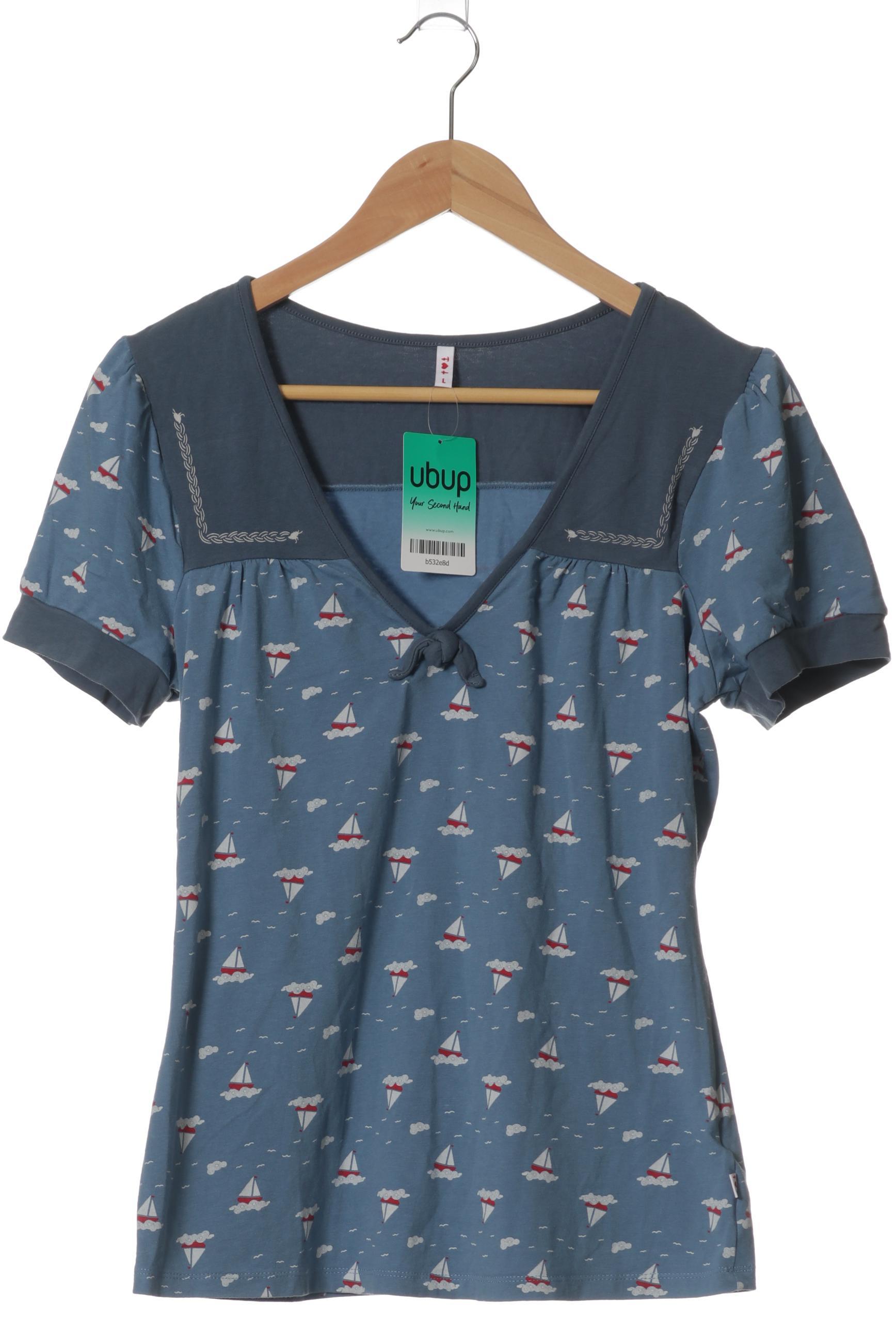 

Blutsgeschwister Damen T-Shirt, blau, Gr. 42