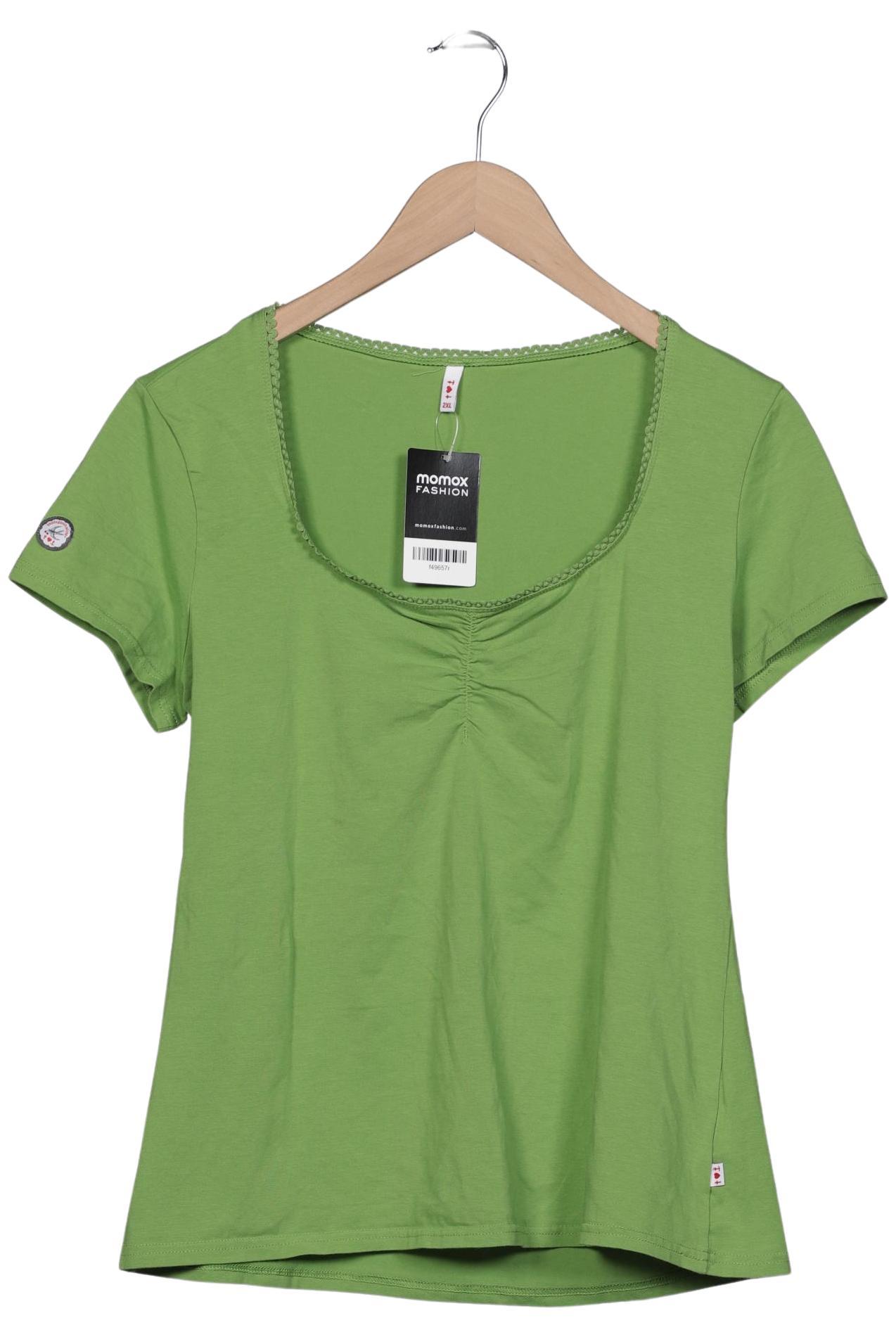 Thumbnail - Blutsgeschwister Damen T-Shirt, grün, Gr. 46