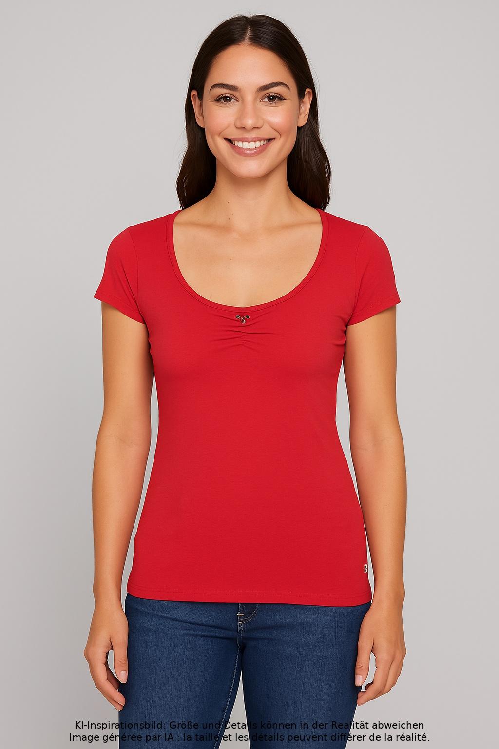 

Blutsgeschwister Damen T-Shirt, rot, Gr. 36