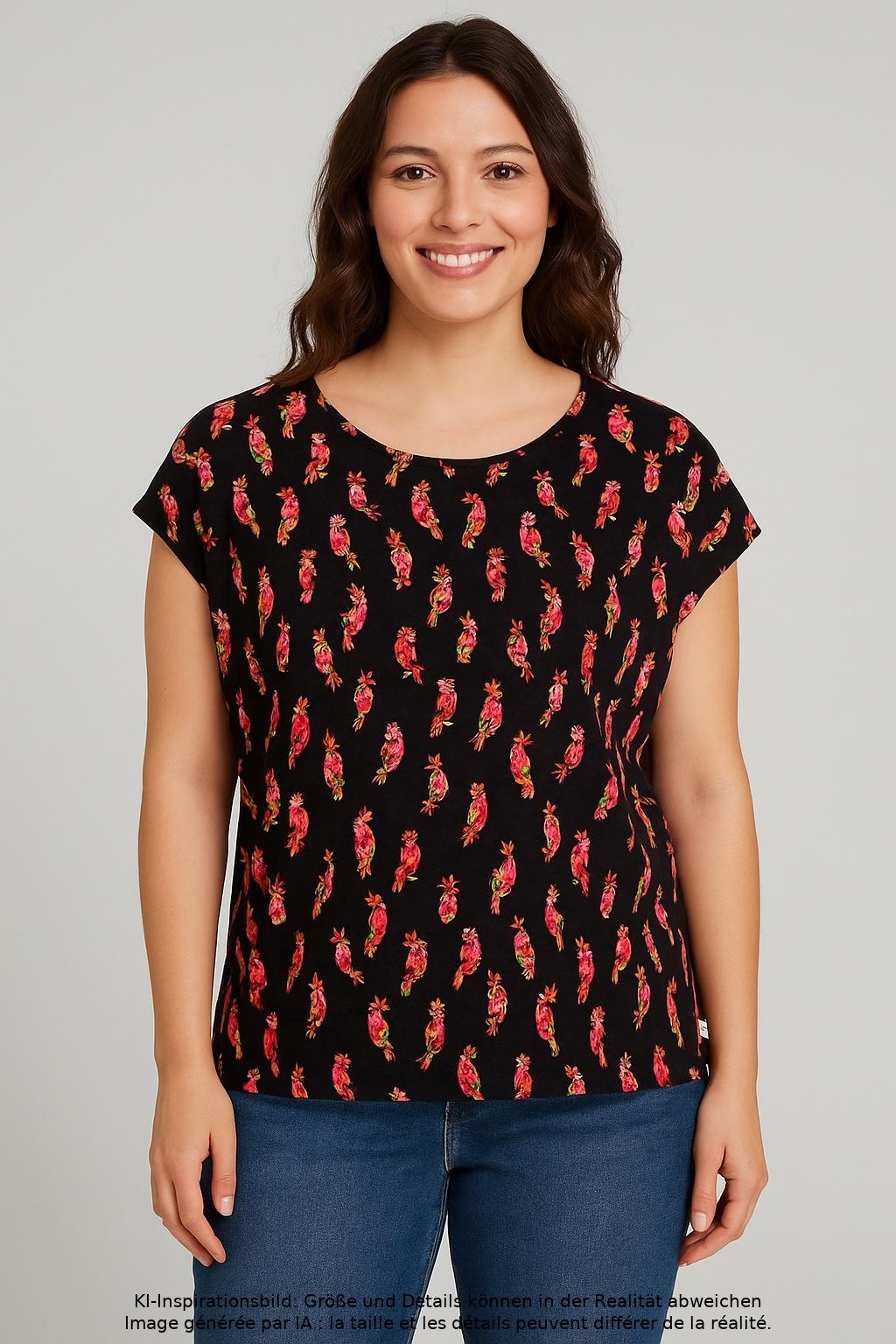 

Blutsgeschwister Damen T-Shirt, schwarz, Gr. 44