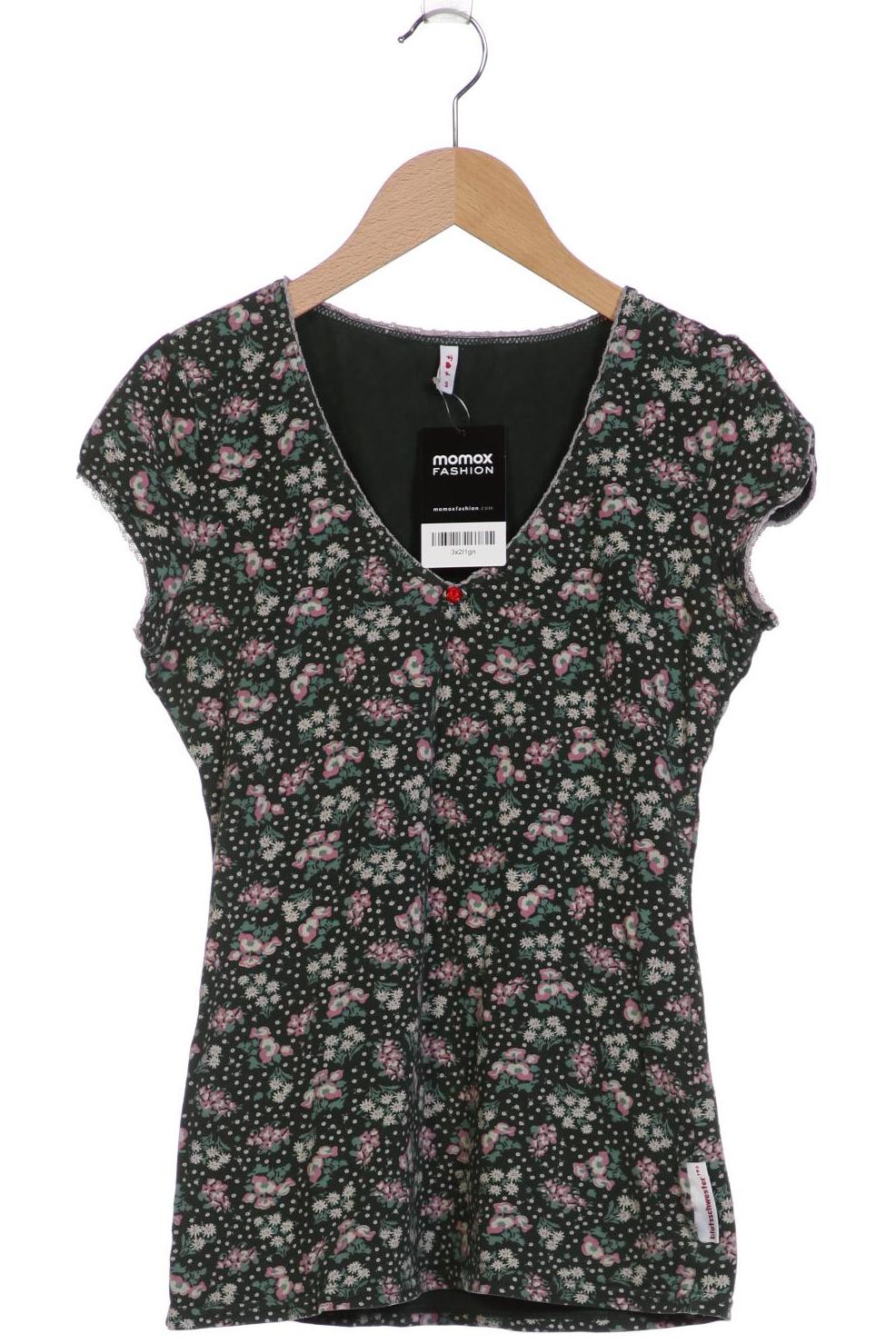 Thumbnail - Blutsgeschwister Damen T-Shirt, grün, Gr. 36