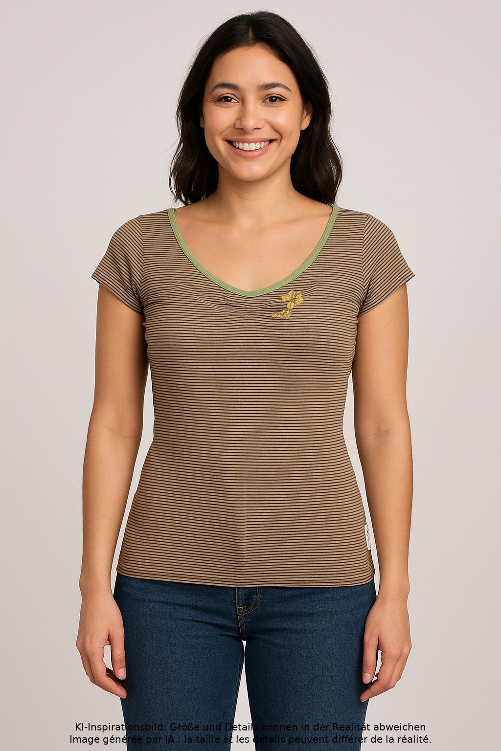 

Blutsgeschwister Damen T-Shirt, mehrfarbig, Gr. 36