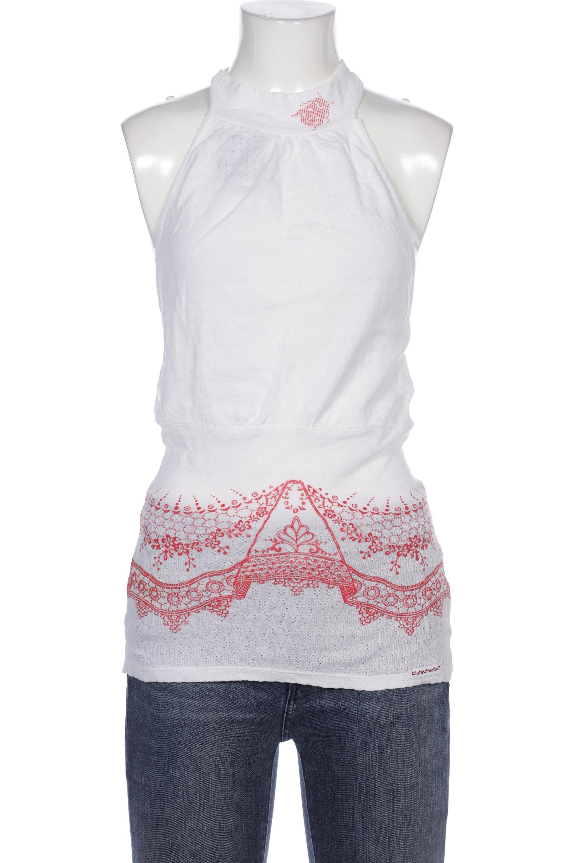 

Blutsgeschwister Damen Top, weiß, Gr. 36