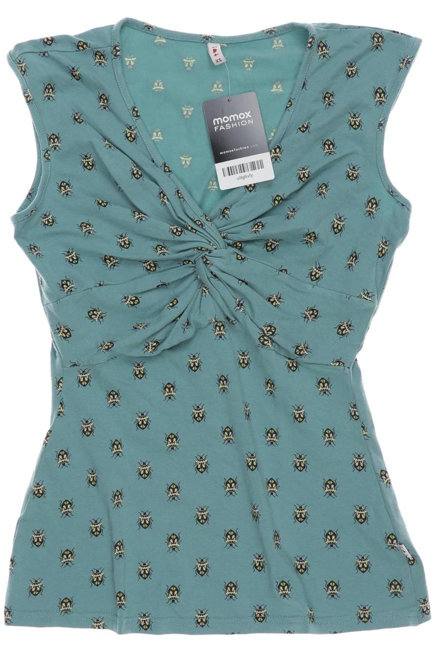 

Blutsgeschwister Damen Top, türkis, Gr. 34