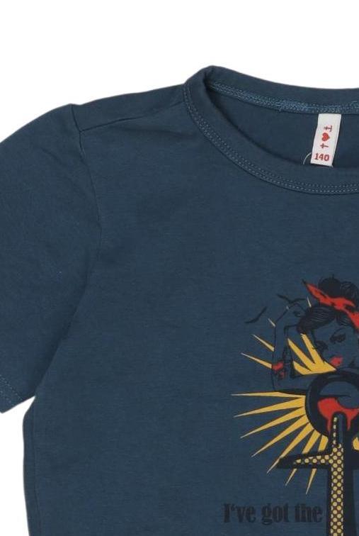 Thumbnail - Blutsgeschwister Mädchen T-Shirt, marineblau, Gr. 140