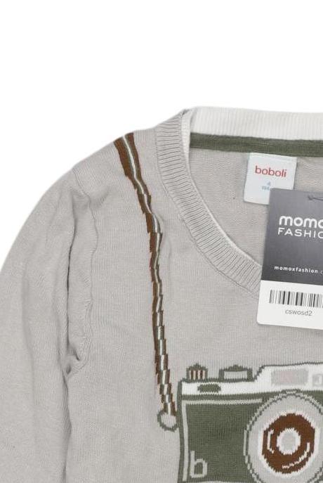 Thumbnail - Boboli Jungen Pullover, grau, Gr. 104