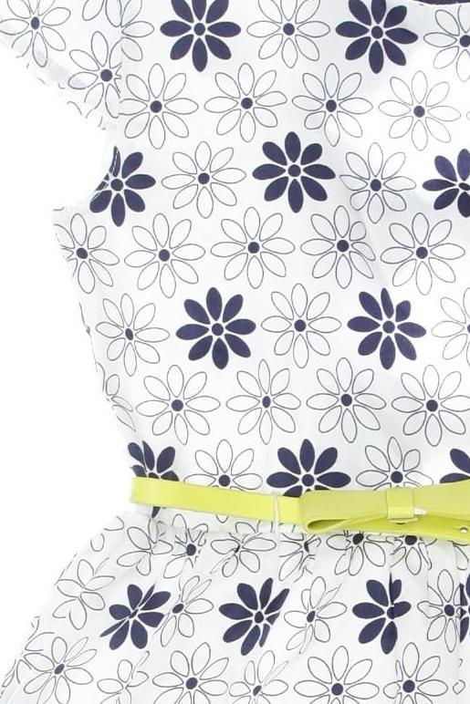 Thumbnail - Boboli Mädchen Kleid, weiß, Gr. 128