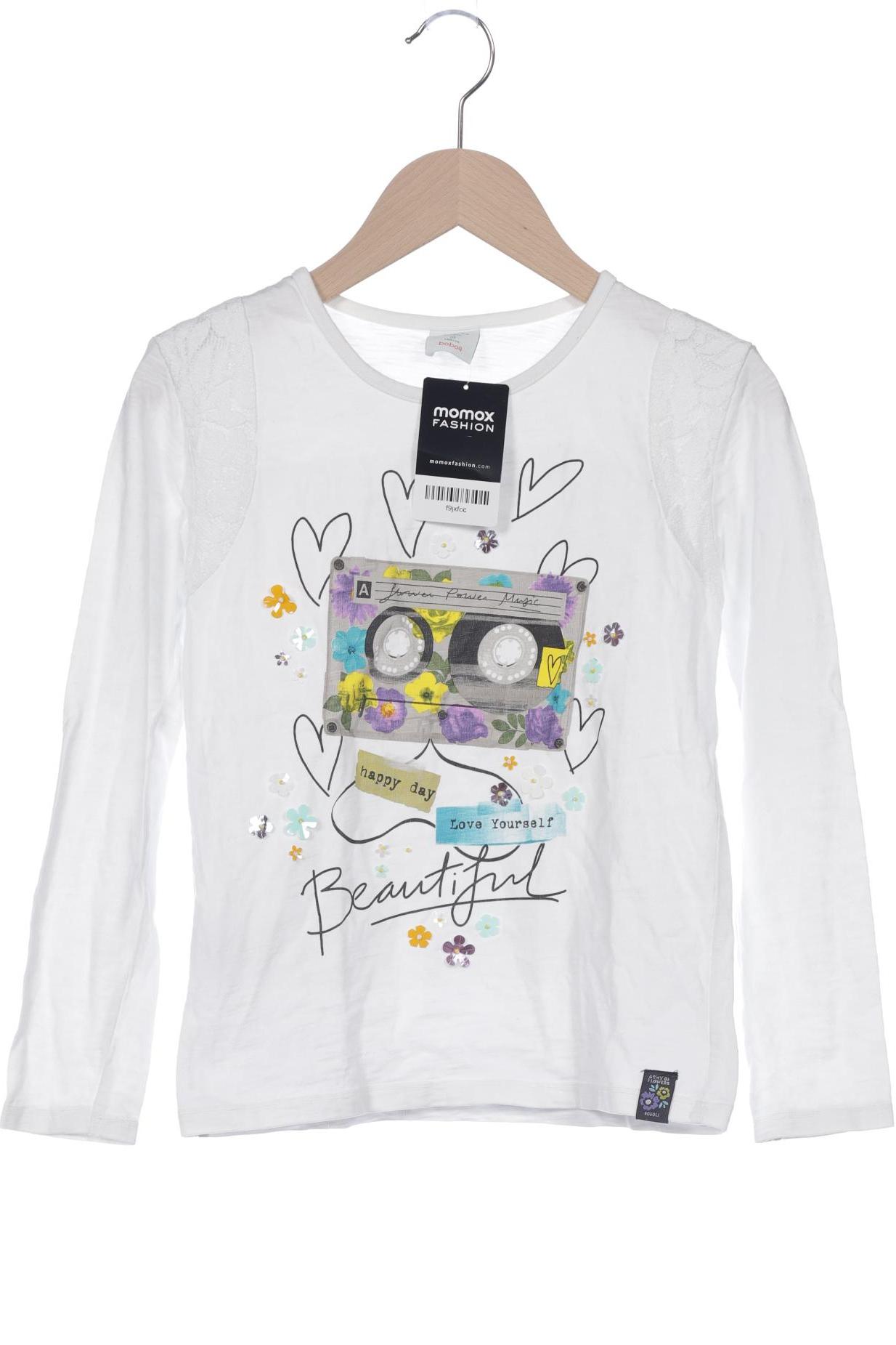 

Boboli Damen Langarmshirt, weiß, Gr. 140