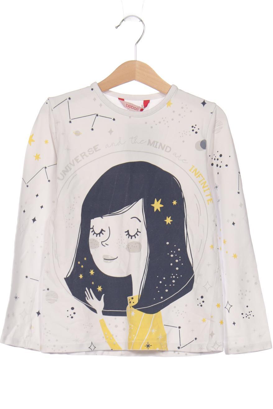 

Boboli Damen Langarmshirt, weiß, Gr. 128