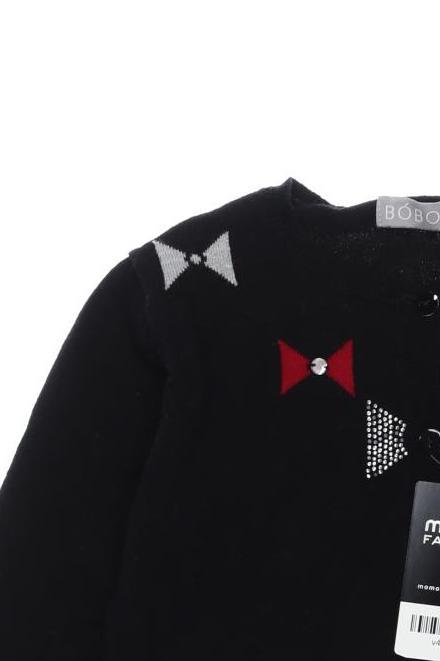 Thumbnail - Boboli Mädchen Strickjacke, schwarz, Gr. 128