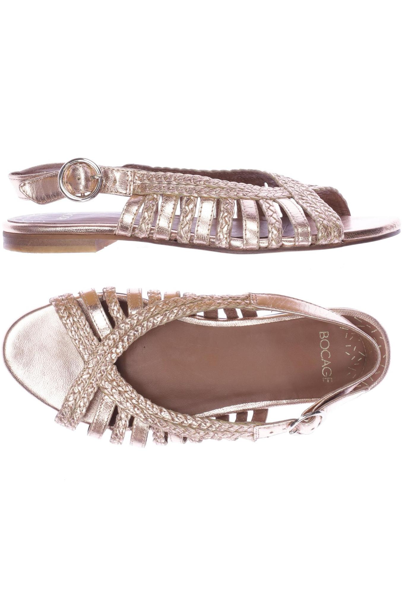 

Bocage Damen Sandale, gold, Gr. 38