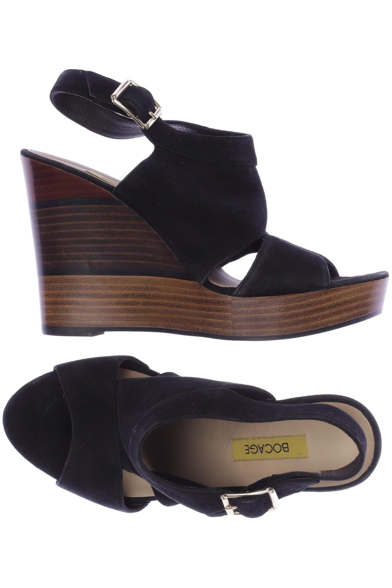 

Bocage Damen Sandale, schwarz, Gr. 39