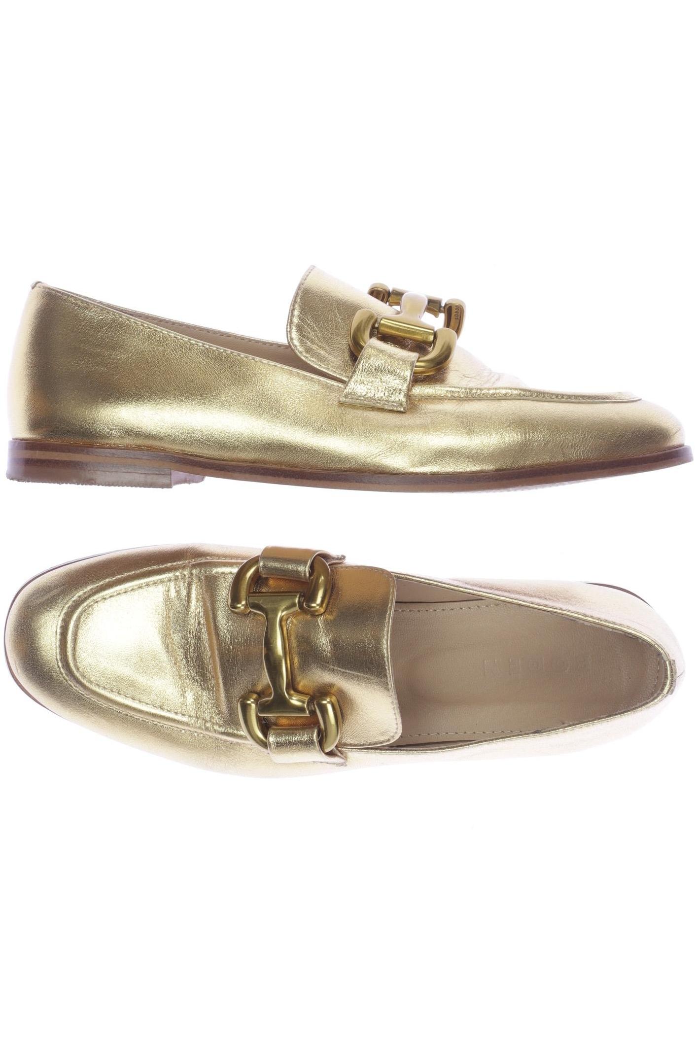

Boden Damen Halbschuh, gold, Gr. 38