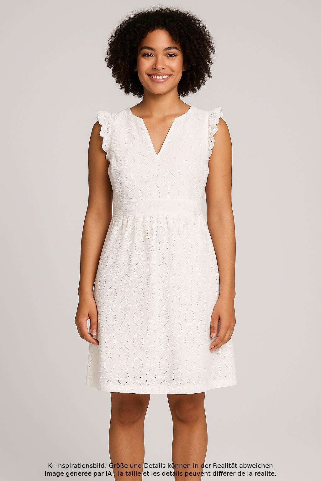 

Boden Damen Kleid, weiß, Gr. 38