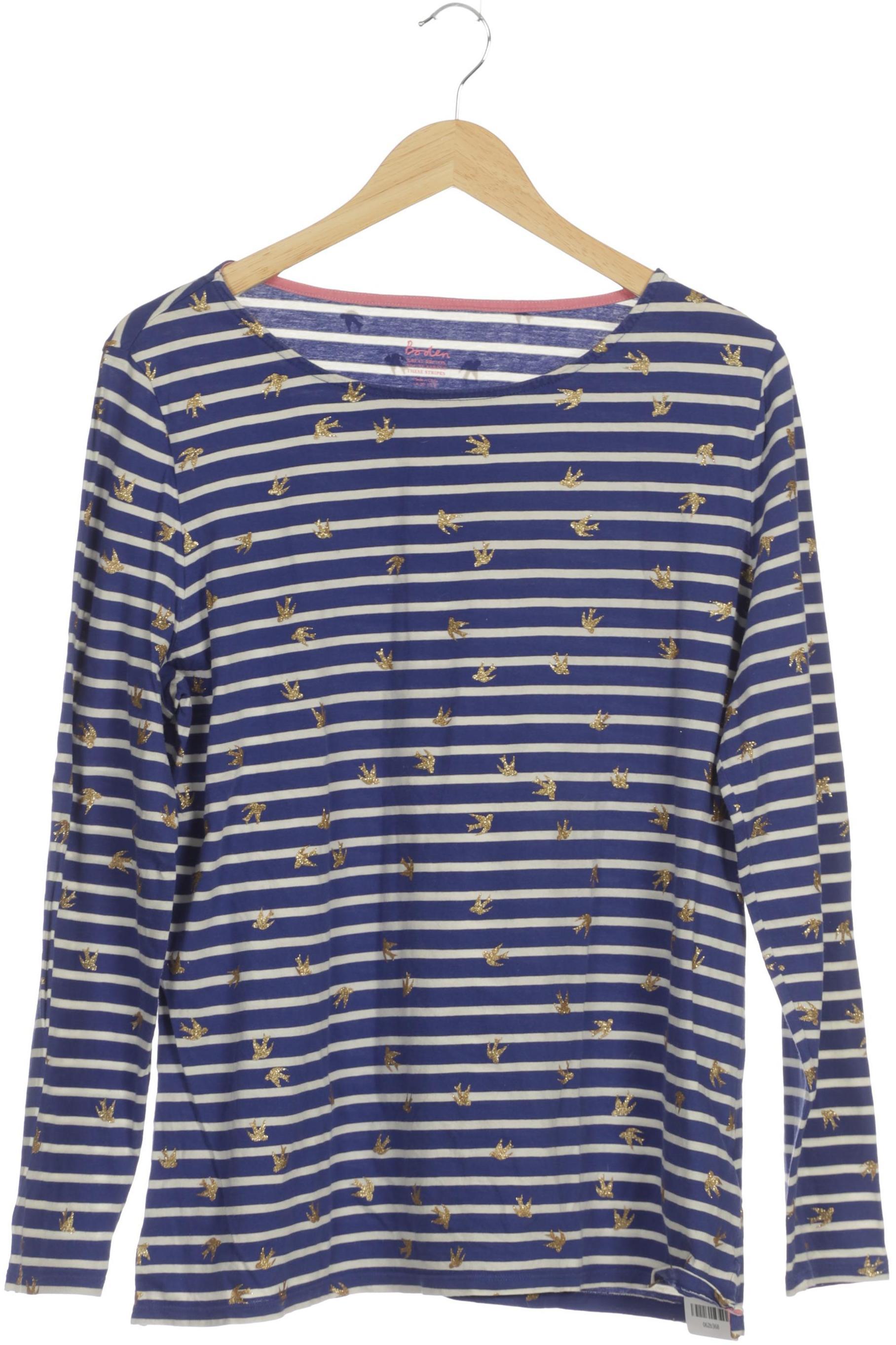 

Boden Damen Langarmshirt, blau, Gr. 20