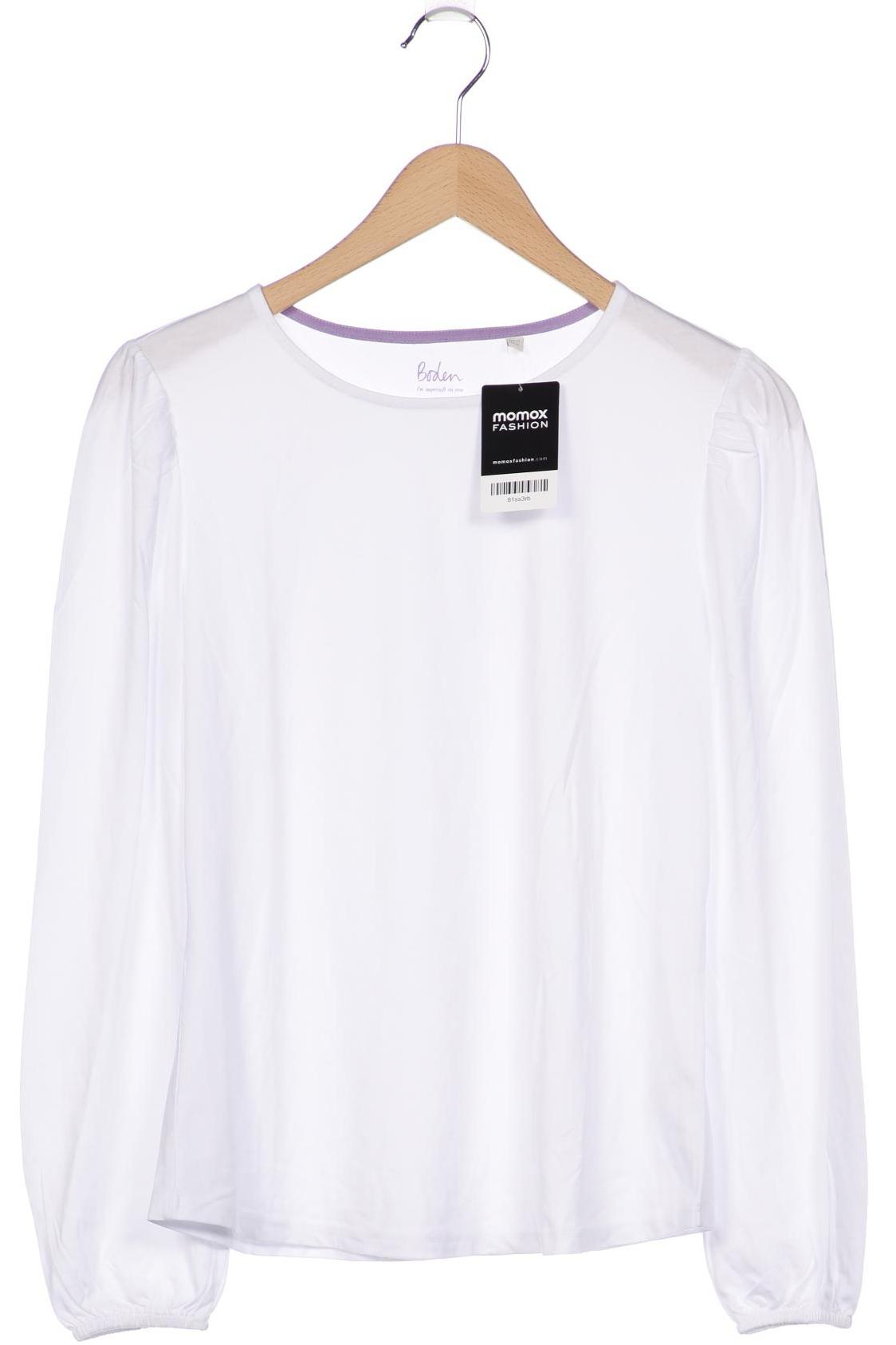 

Boden Damen Langarmshirt, weiß
