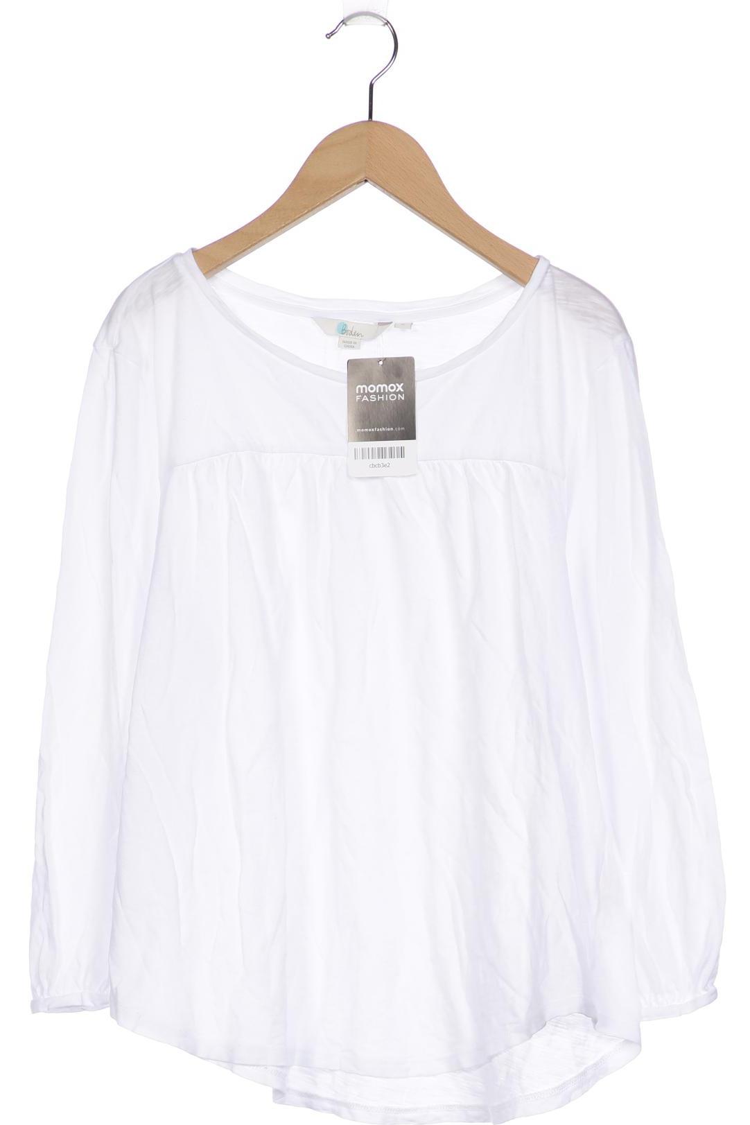 

Boden Damen Langarmshirt, weiß